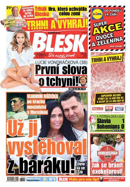 E-magazín Blesk - 24.9.2018 - CZECH NEWS CENTER a. s.