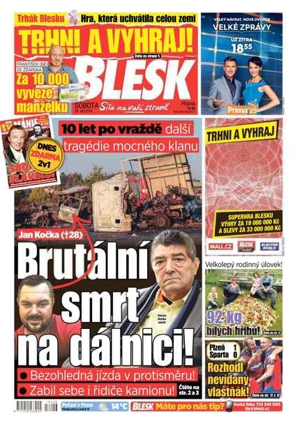 E-magazín Blesk - 29.9.2018 - CZECH NEWS CENTER a. s.