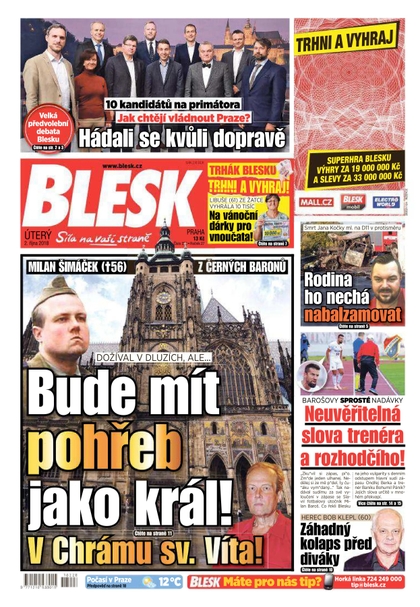 E-magazín Blesk - 2.10.2018 - CZECH NEWS CENTER a. s.