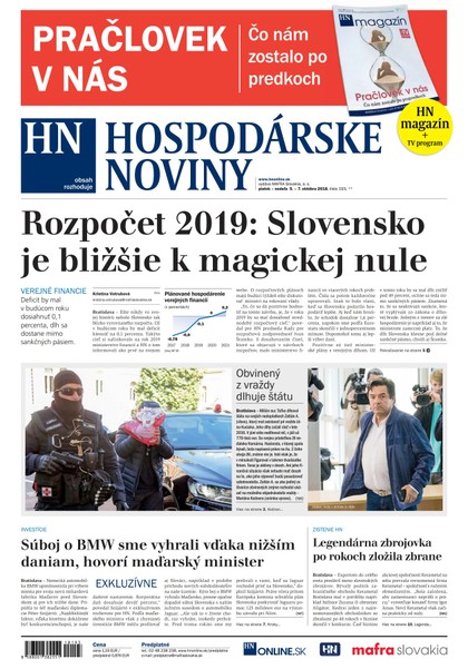 E-magazín Hospodárske noviny 05.10.2018 - MAFRA Slovakia, a.s.