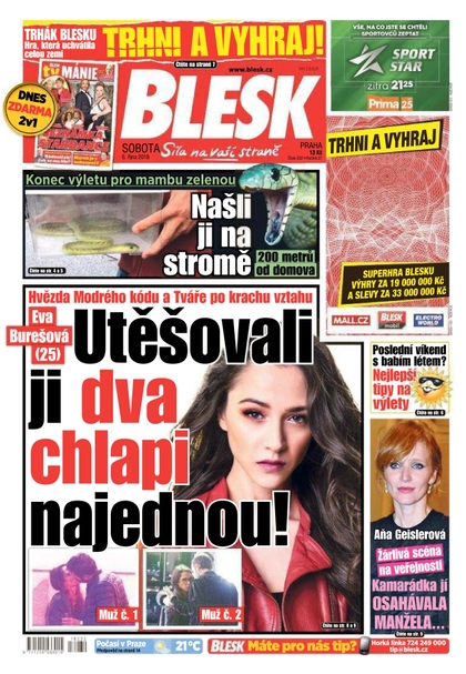 E-magazín Blesk - 6.10.2018 - CZECH NEWS CENTER a. s.