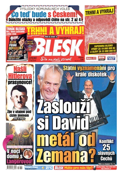 E-magazín Blesk - 9.10.2018 - CZECH NEWS CENTER a. s.