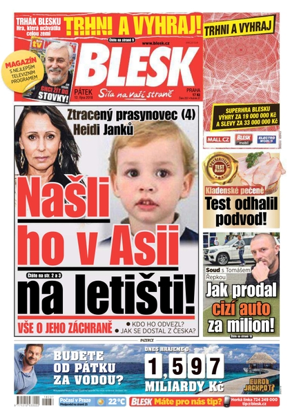 E-magazín Blesk - 12.10.2018 - CZECH NEWS CENTER a. s.