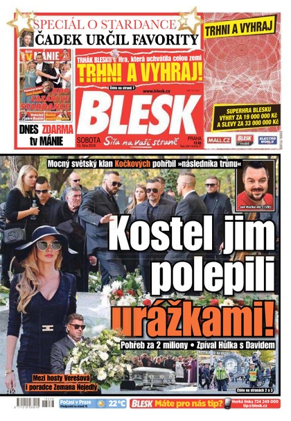 E-magazín Blesk - 13.10.2018 - CZECH NEWS CENTER a. s.