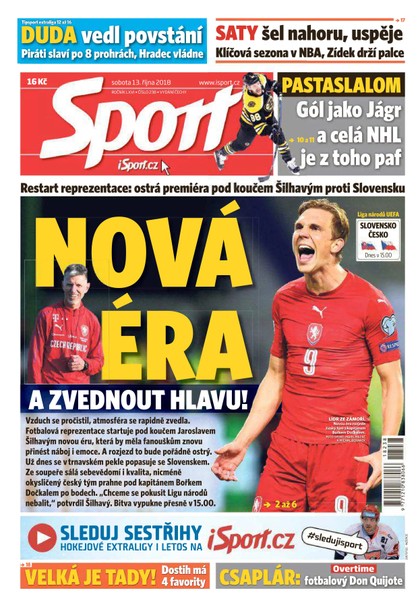 E-magazín Sport - 13.10.2018 - CZECH NEWS CENTER a. s.