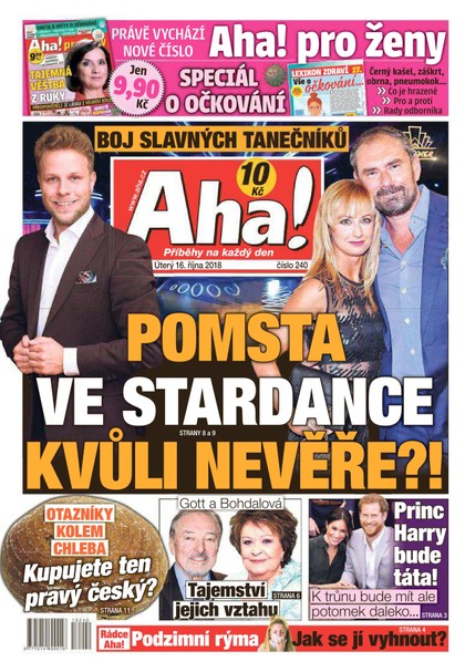 E-magazín AHA! - 16.10.2018 - CZECH NEWS CENTER a. s.