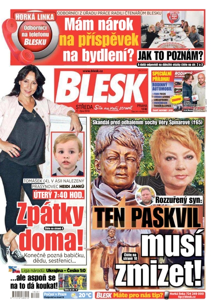 E-magazín Blesk - 17.10.2018 - CZECH NEWS CENTER a. s.