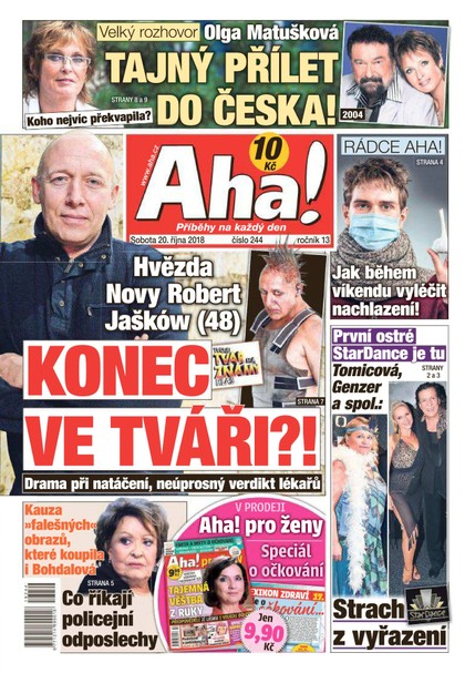 E-magazín AHA! - 20.10.2018 - CZECH NEWS CENTER a. s.