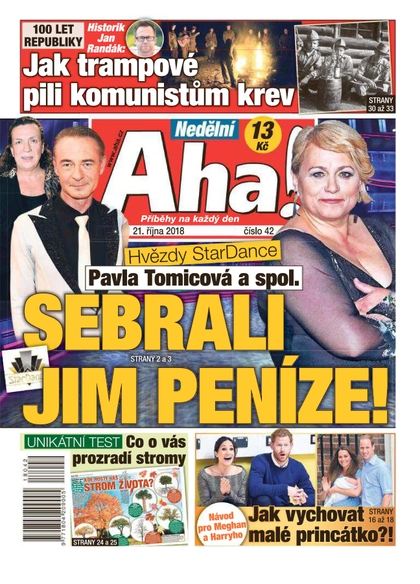 E-magazín Nedělní AHA! - 21.10.2018 - CZECH NEWS CENTER a. s.