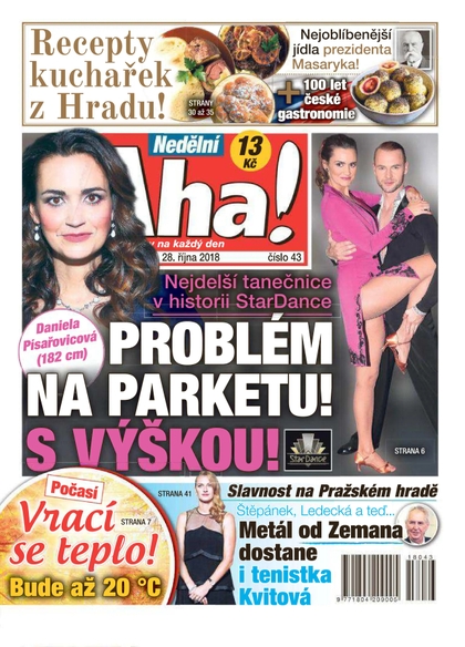 E-magazín Nedělní AHA! - 28.10.2018 - CZECH NEWS CENTER a. s.