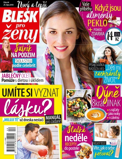 E-magazín Blesk pro ženy - 29.10.2018 - CZECH NEWS CENTER a. s.