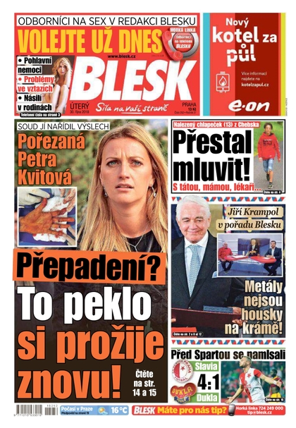 E-magazín Blesk - 30.10.2018 - CZECH NEWS CENTER a. s.