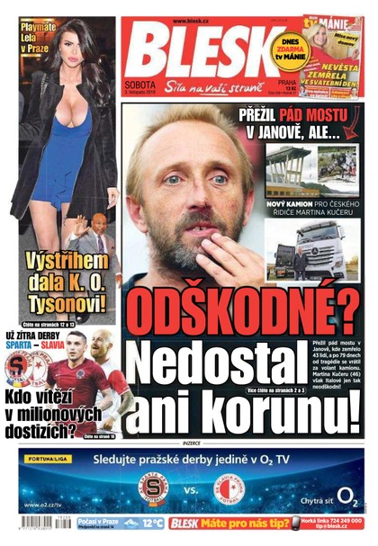 E-magazín Blesk - 3.11.2018 - CZECH NEWS CENTER a. s.