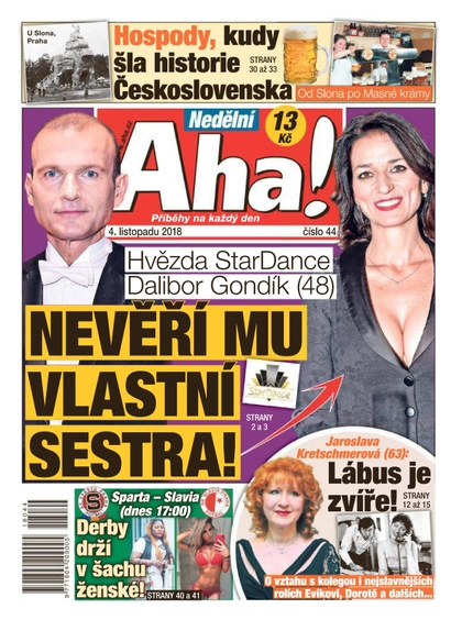 E-magazín Nedělní AHA! - 4.11.2018 - CZECH NEWS CENTER a. s.