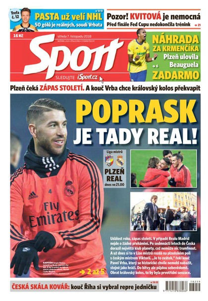 E-magazín Sport - 7.11.2018 - CZECH NEWS CENTER a. s.