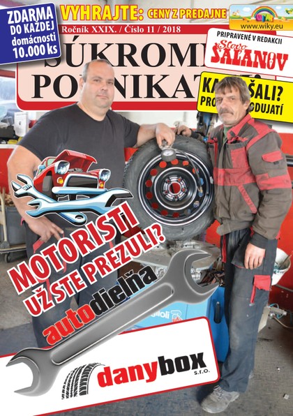 E-magazín Súkromný podnikateľ 11/2018 - Fantázia media, s. r. o.