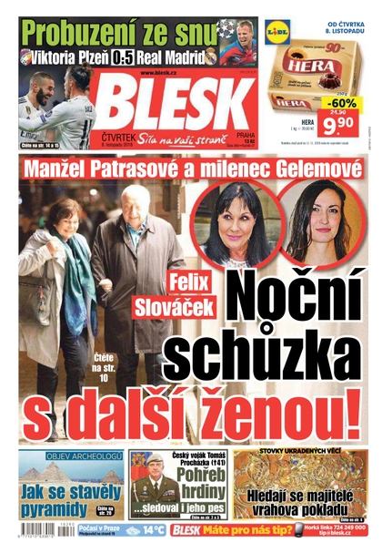 E-magazín Blesk - 8.11.2018 - CZECH NEWS CENTER a. s.