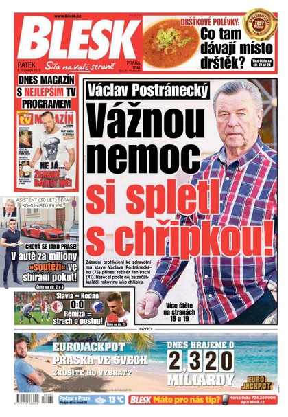 E-magazín Blesk - 9.11.2018 - CZECH NEWS CENTER a. s.