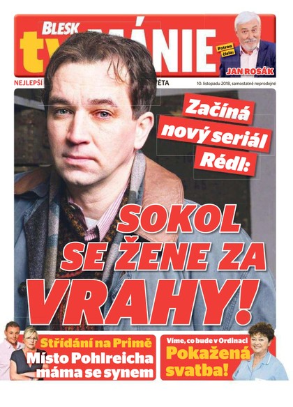 E-magazín Blesk Tv manie - 10.11.2018 - CZECH NEWS CENTER a. s.