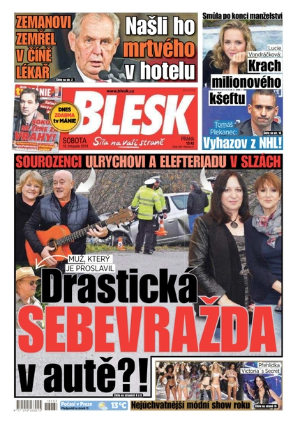 E-magazín Blesk - 10.11.2018 - CZECH NEWS CENTER a. s.