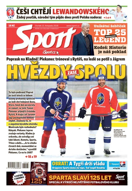 E-magazín Sport - 15.11.2018 - CZECH NEWS CENTER a. s.