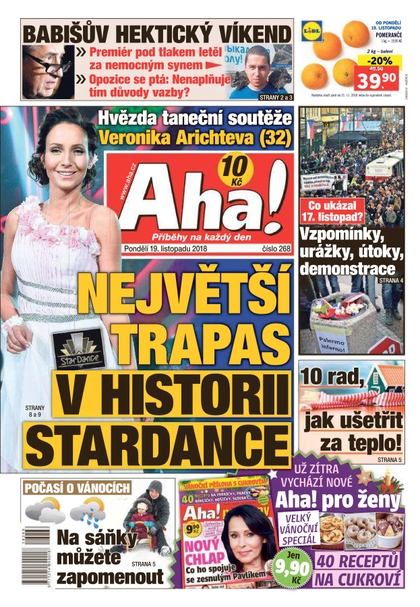 E-magazín AHA! - 19.11.2018 - CZECH NEWS CENTER a. s.