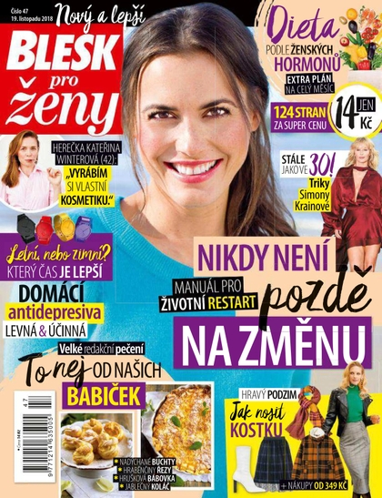 E-magazín Blesk pro ženy - 19.11.2018 - CZECH NEWS CENTER a. s.