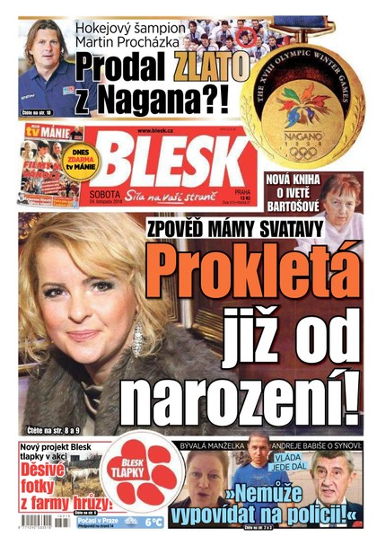 E-magazín Blesk - 24.11.2018 - CZECH NEWS CENTER a. s.