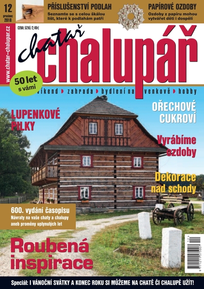 E-magazín Chatař &amp; chalupář 12-2018 - Časopisy pro volný čas s. r. o.