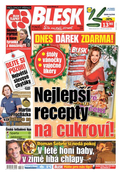 E-magazín Blesk - 26.11.2018 - CZECH NEWS CENTER a. s.