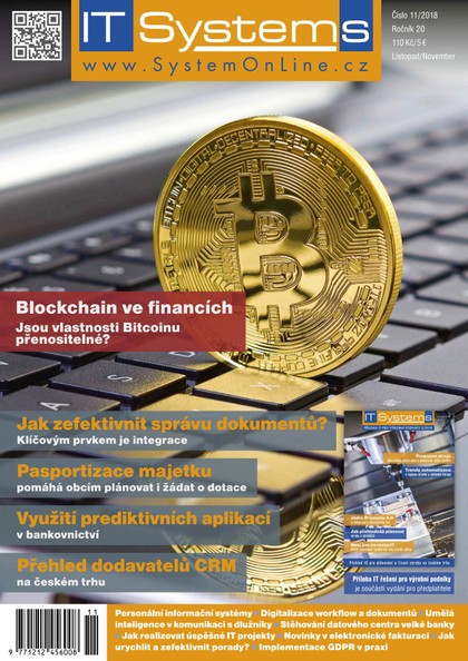 E-magazín IT Systems 11/2018 - CCB, spol. s r.o.