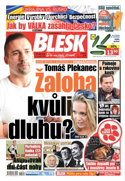 E-magazín Blesk - 29.11.2018 - CZECH NEWS CENTER a. s.