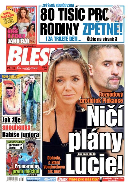 E-magazín Blesk - 30.11.2018 - CZECH NEWS CENTER a. s.