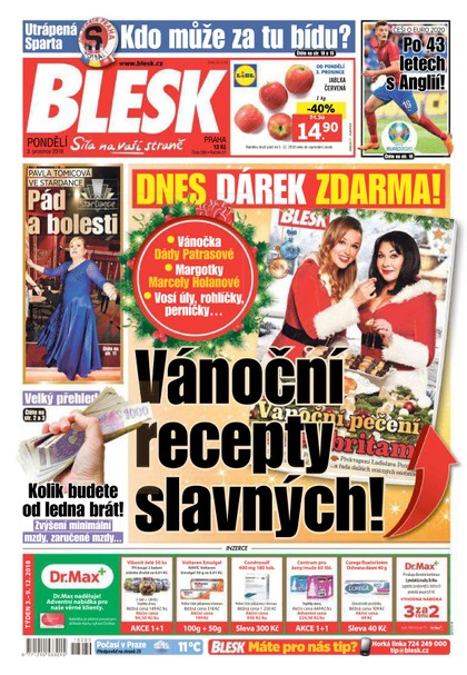 E-magazín Blesk - 3.12.2018 - CZECH NEWS CENTER a. s.