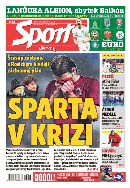 E-magazín Sport - 3.12.2018 - CZECH NEWS CENTER a. s.