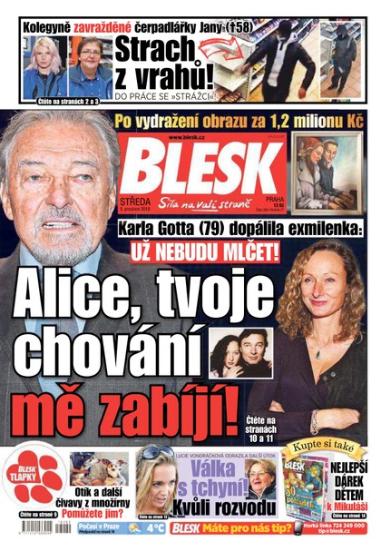 E-magazín Blesk - 5.12.2018 - CZECH NEWS CENTER a. s.