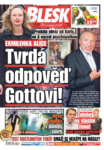 E-magazín Blesk - 6.12.2018 - CZECH NEWS CENTER a. s.