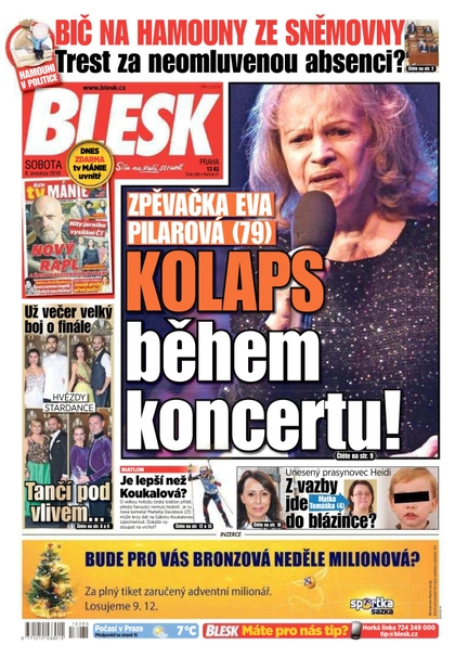 E-magazín Blesk - 8.12.2018 - CZECH NEWS CENTER a. s.