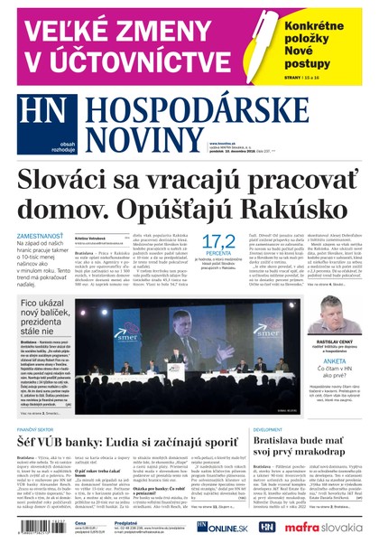 E-magazín Hospodárske noviny 10.12.2018 - MAFRA Slovakia, a.s.