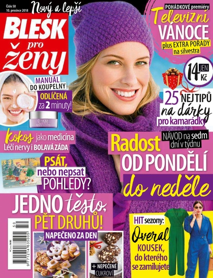 E-magazín Blesk pro ženy - 10.12.2018 - CZECH NEWS CENTER a. s.