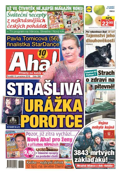 E-magazín AHA! - 10.12.2018 - CZECH NEWS CENTER a. s.