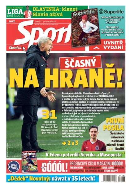 E-magazín Sport - 11.12.2018 - CZECH NEWS CENTER a. s.