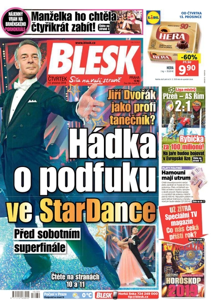 E-magazín Blesk - 13.12.2018 - CZECH NEWS CENTER a. s.