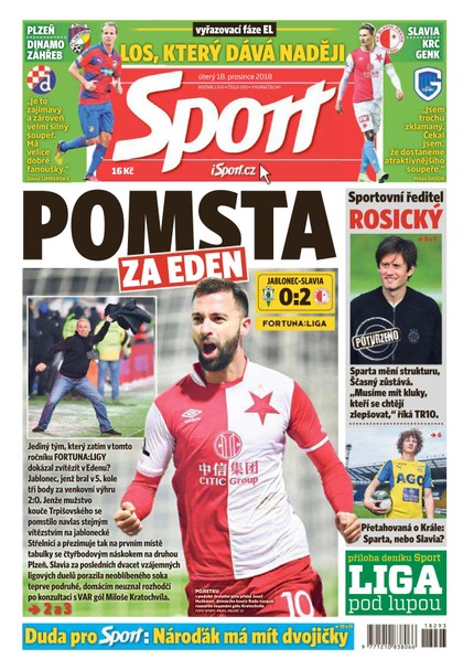 E-magazín Sport - 18.12.2018 - CZECH NEWS CENTER a. s.