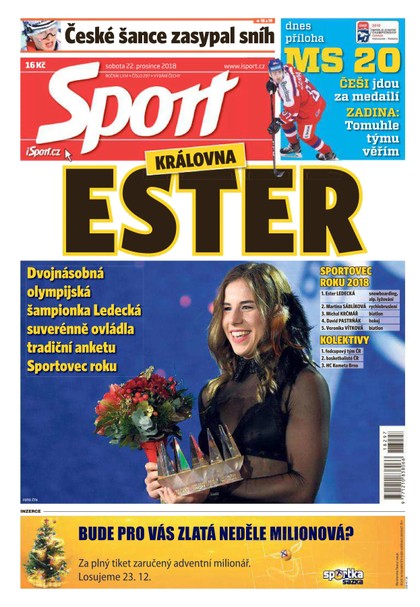E-magazín Sport - 22.12.2018 - CZECH NEWS CENTER a. s.