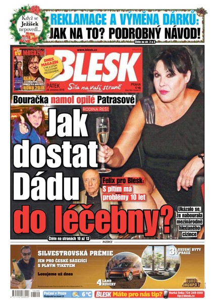 E-magazín Blesk - 28.12.2018 - CZECH NEWS CENTER a. s.