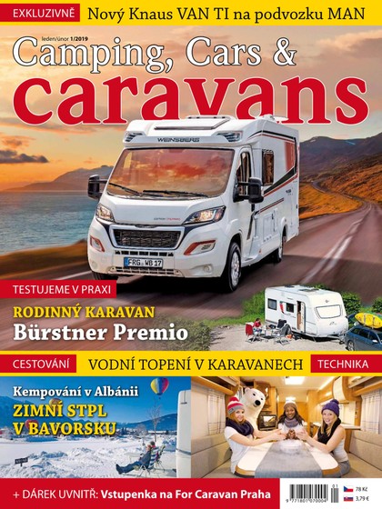E-magazín Camping, Cars & Caravans 1/2019 - EEZY Publishing