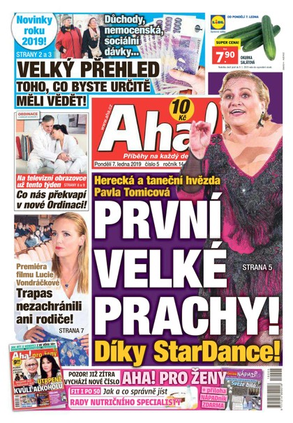 E-magazín AHA! - 7.1.2019 - CZECH NEWS CENTER a. s.
