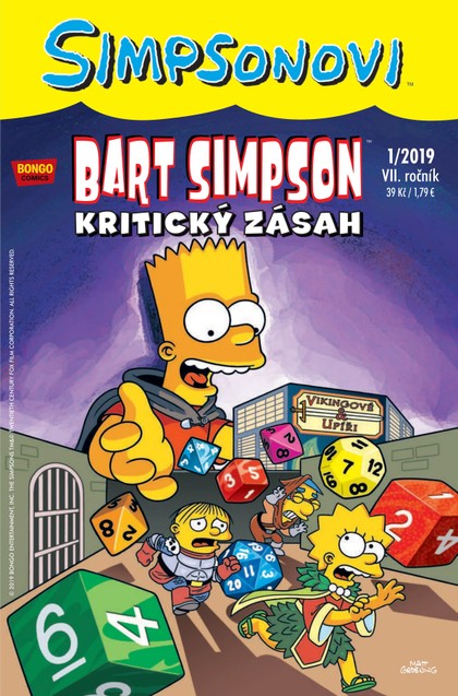 E-magazín Bart Simpson 1/2019: Kritický zásah - Nakladatelství CREW