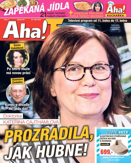 E-magazín AHA! Tv - 10.1.2019 - CZECH NEWS CENTER a. s.